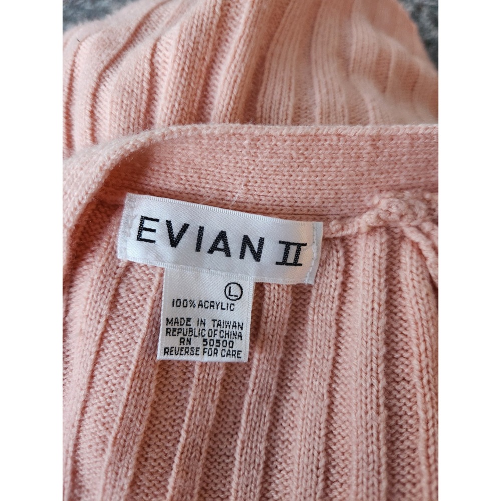 90s Pink‎ Ribbed Cardigan - Picture 4 of 4
